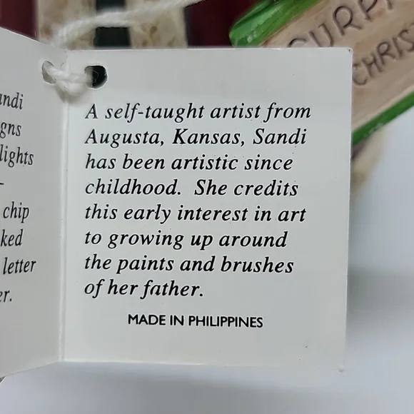 New Christmas Santa Folk Art Figurine - Picture 12 of 13